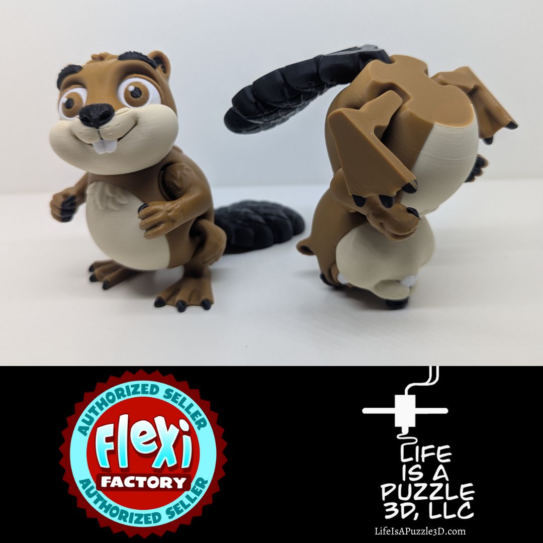 Flexi Beaver | 3D Printed