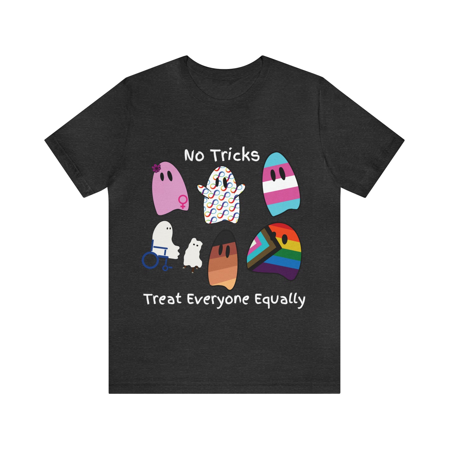 Ghost No Tricks Treat Everyone Equally T-Shirt