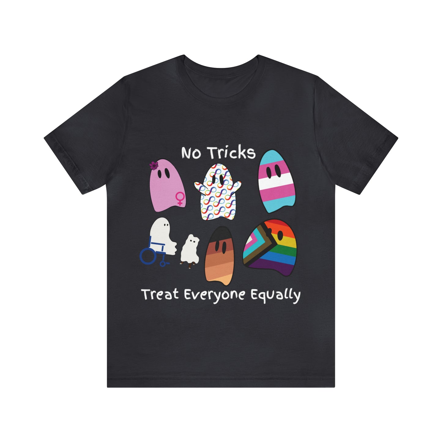 Ghost No Tricks Treat Everyone Equally T-Shirt