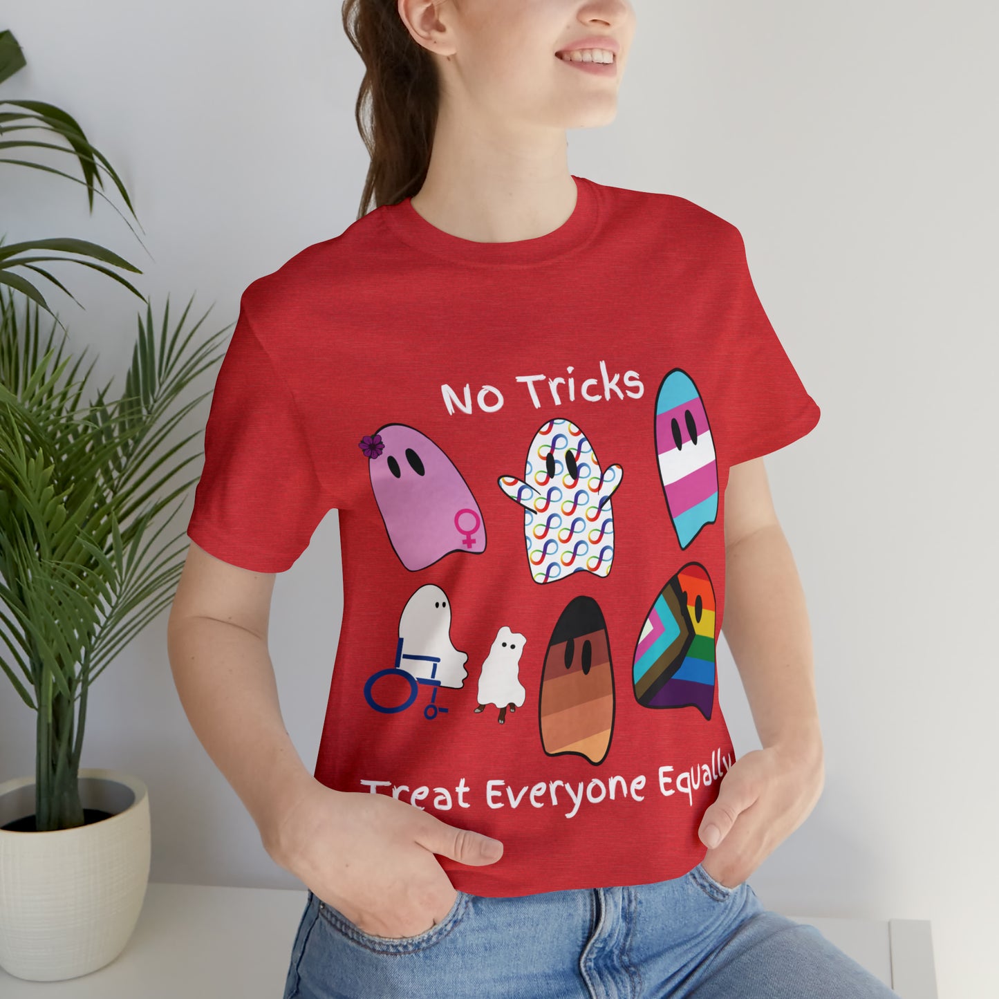 Ghost No Tricks Treat Everyone Equally T-Shirt