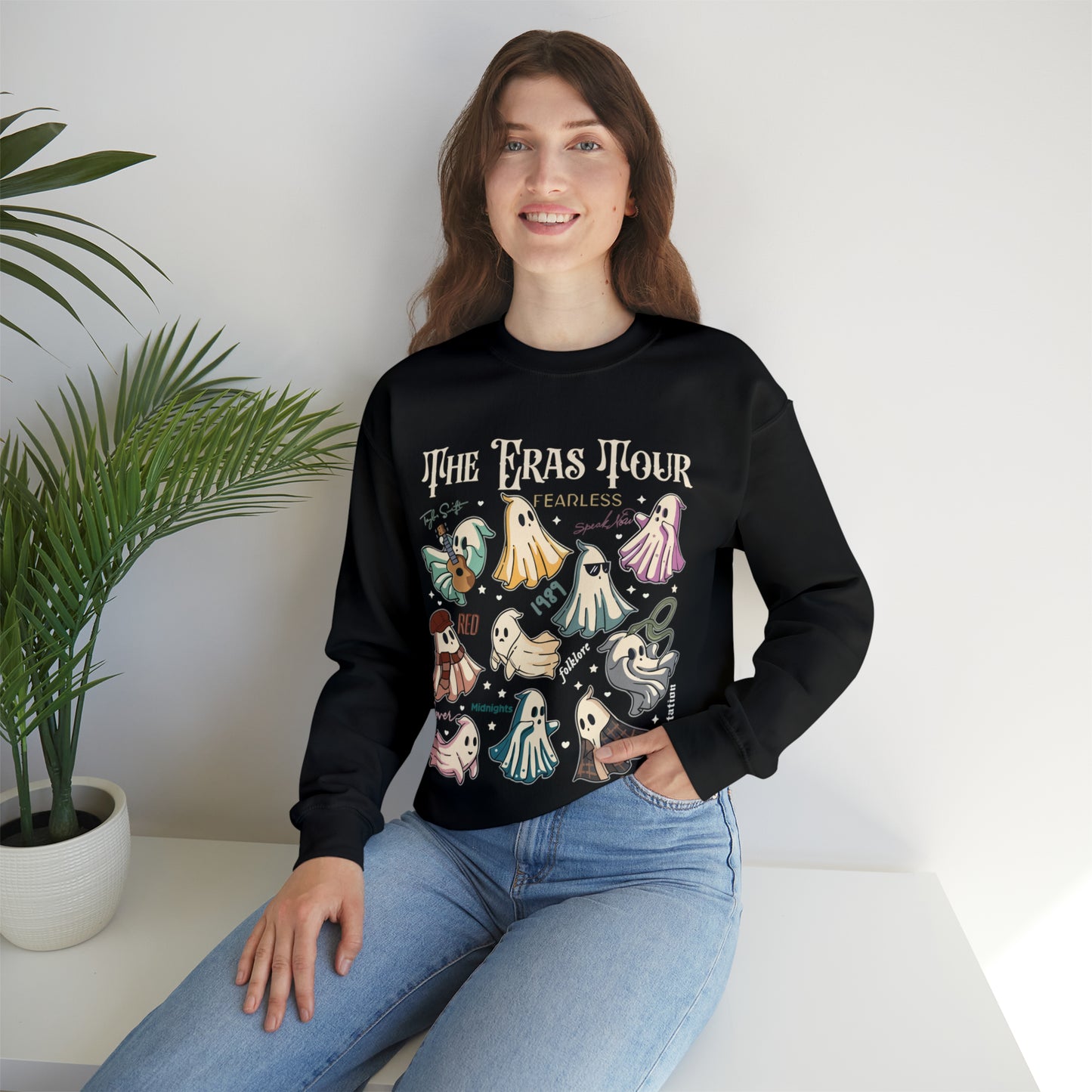 The Eras Tour Ghost Unisex Heavy Blend™ Crewneck Sweatshirt