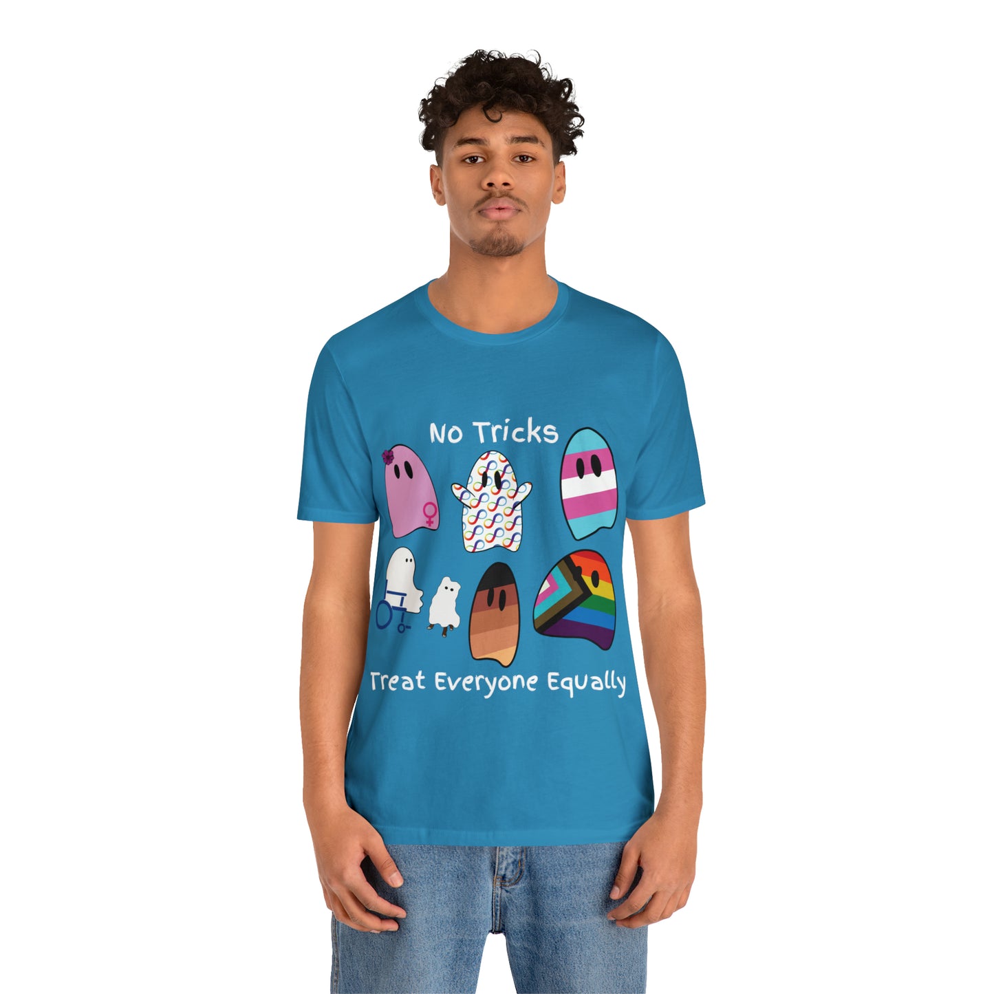 Ghost No Tricks Treat Everyone Equally T-Shirt