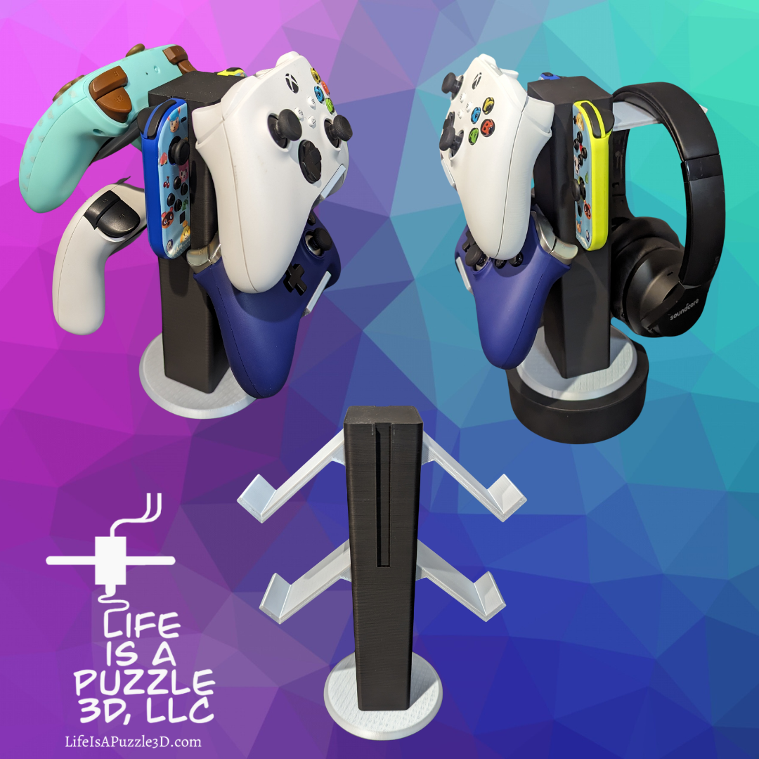 Universal Controller Tower | Controller Stand | Headphone Hanger