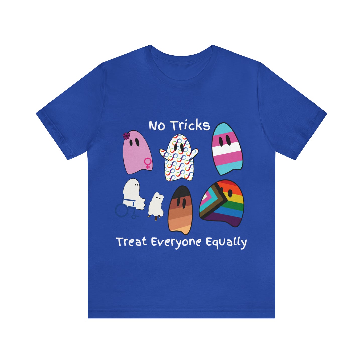 Ghost No Tricks Treat Everyone Equally T-Shirt