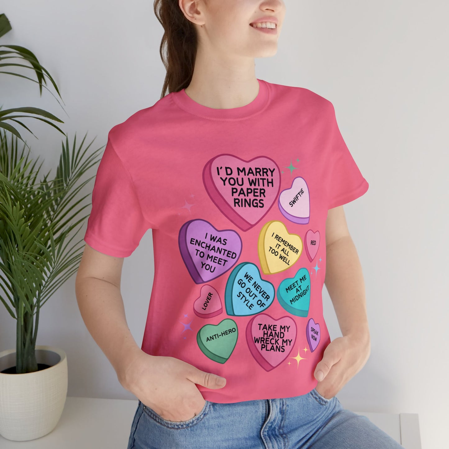 Taylor Swift Valentine's Day T-Shirt | Unisex Jersey Short Sleeve Tee
