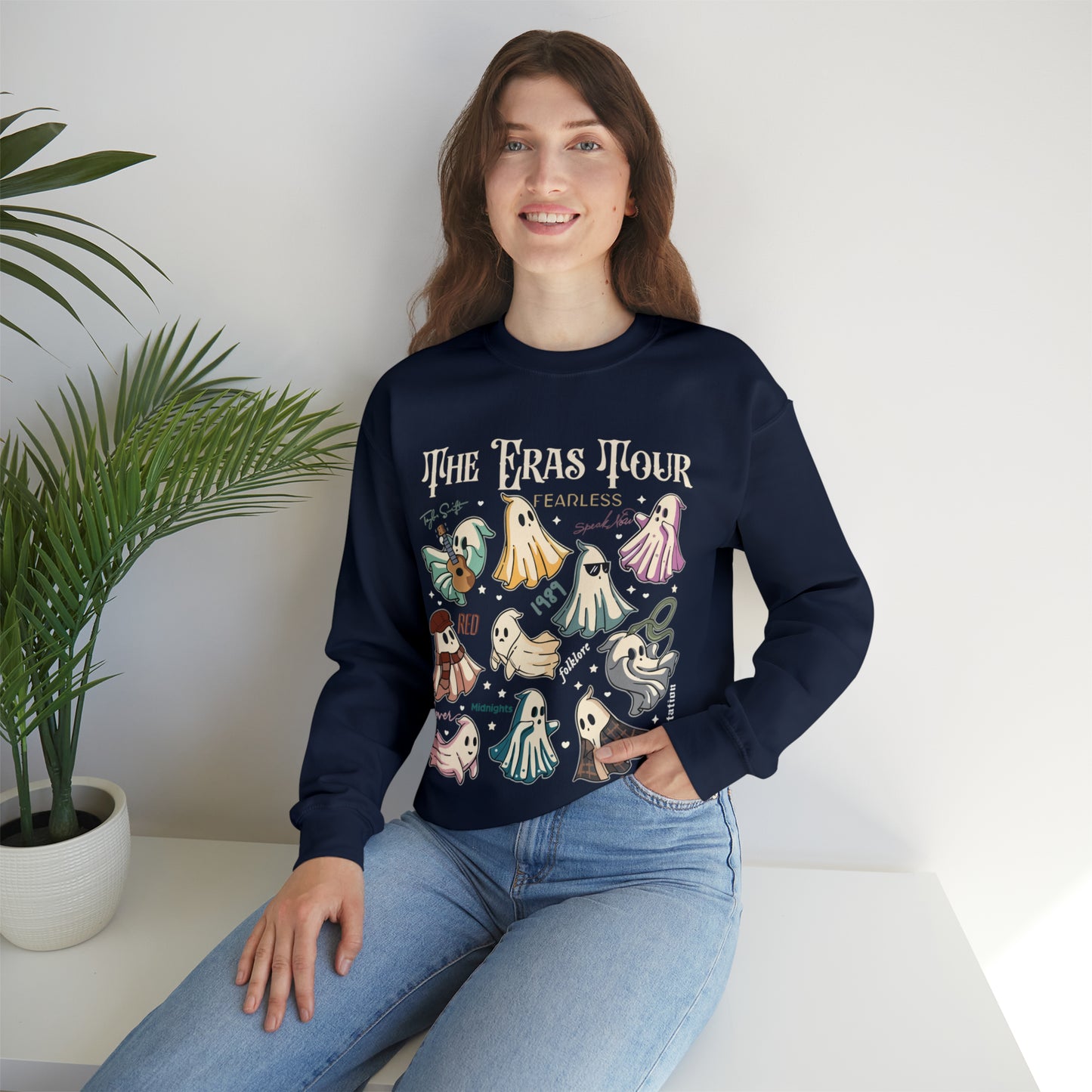 The Eras Tour Ghost Unisex Heavy Blend™ Crewneck Sweatshirt