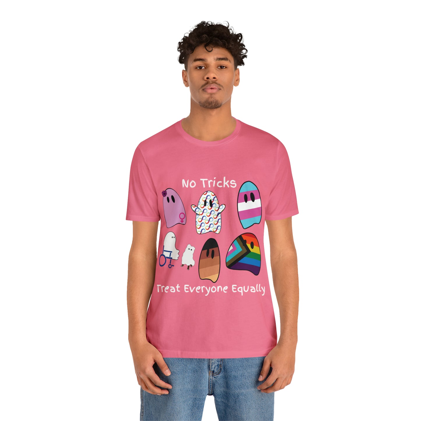 Ghost No Tricks Treat Everyone Equally T-Shirt