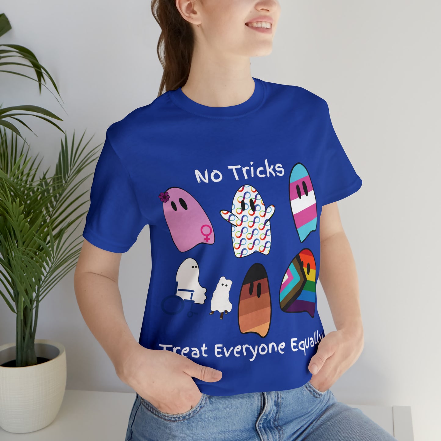 Ghost No Tricks Treat Everyone Equally T-Shirt