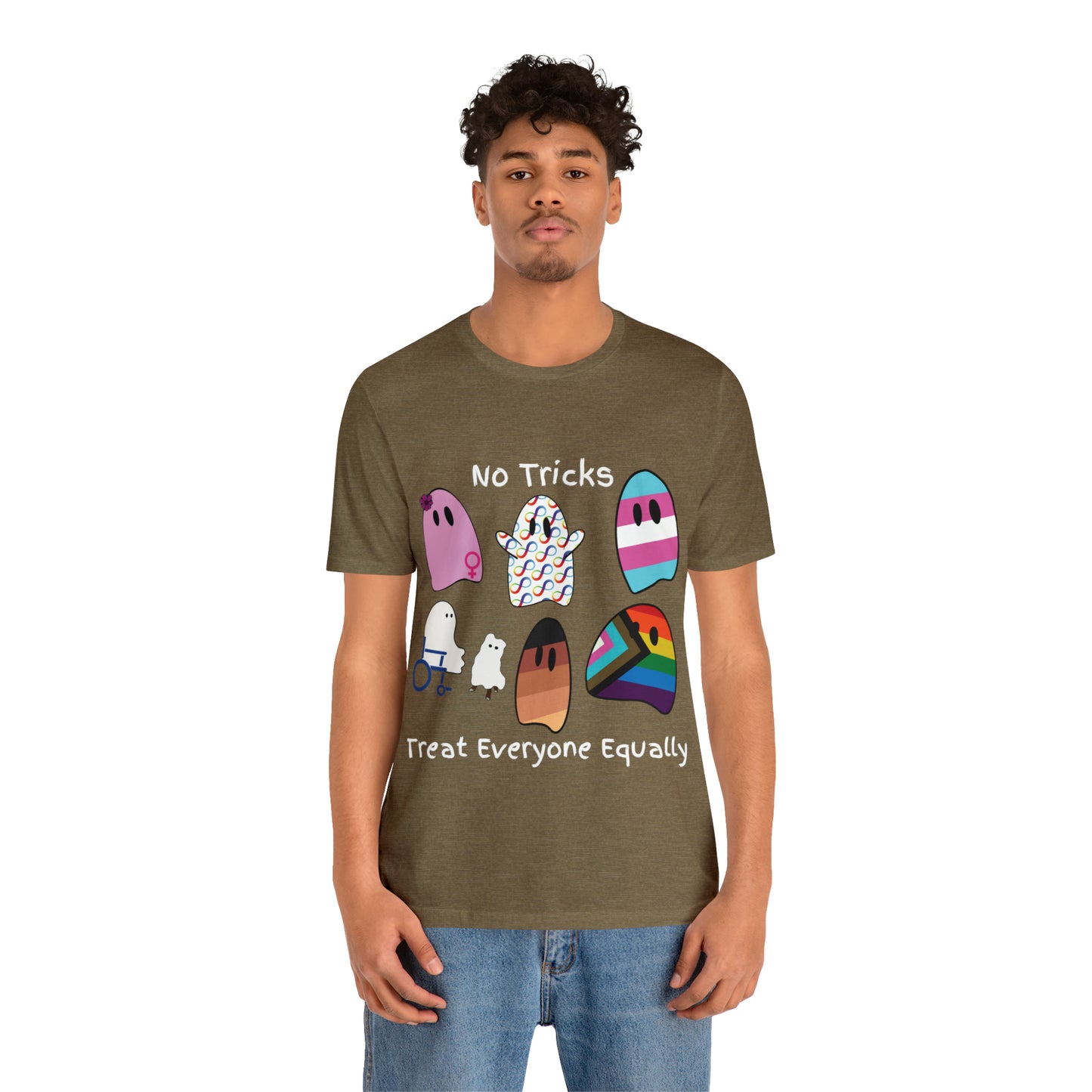 Ghost No Tricks Treat Everyone Equally T-Shirt