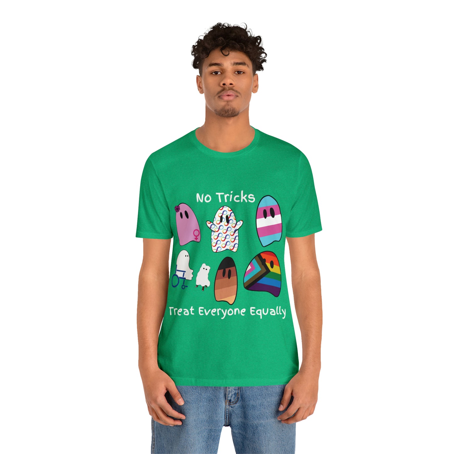 Ghost No Tricks Treat Everyone Equally T-Shirt