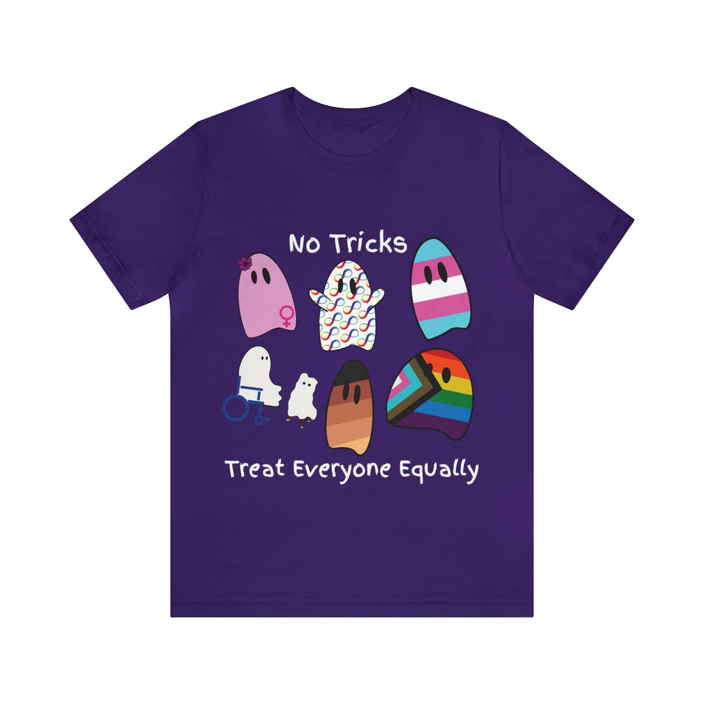 Ghost No Tricks Treat Everyone Equally T-Shirt
