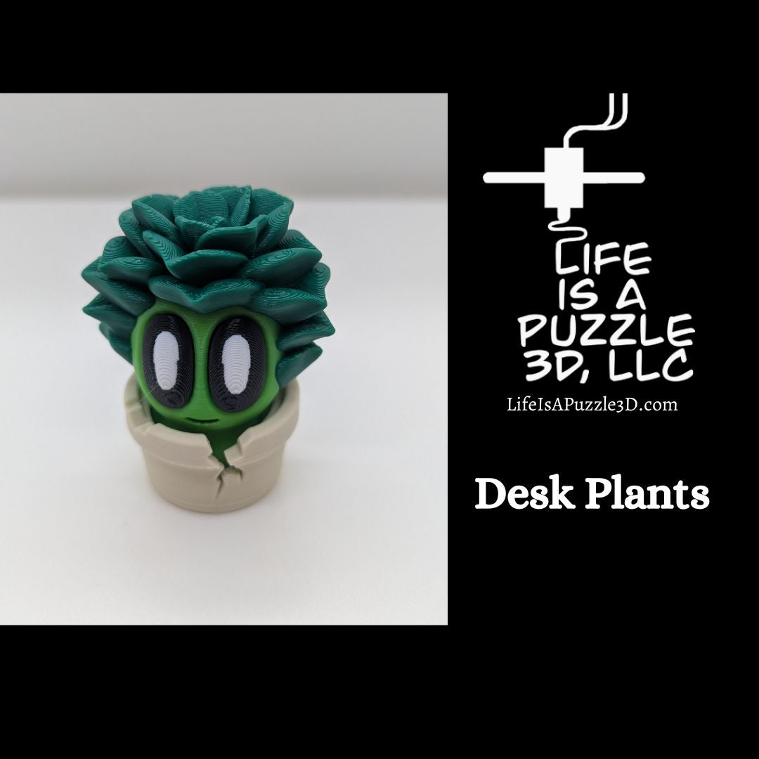 Desk Plants | 3D Printed | Blob Lab