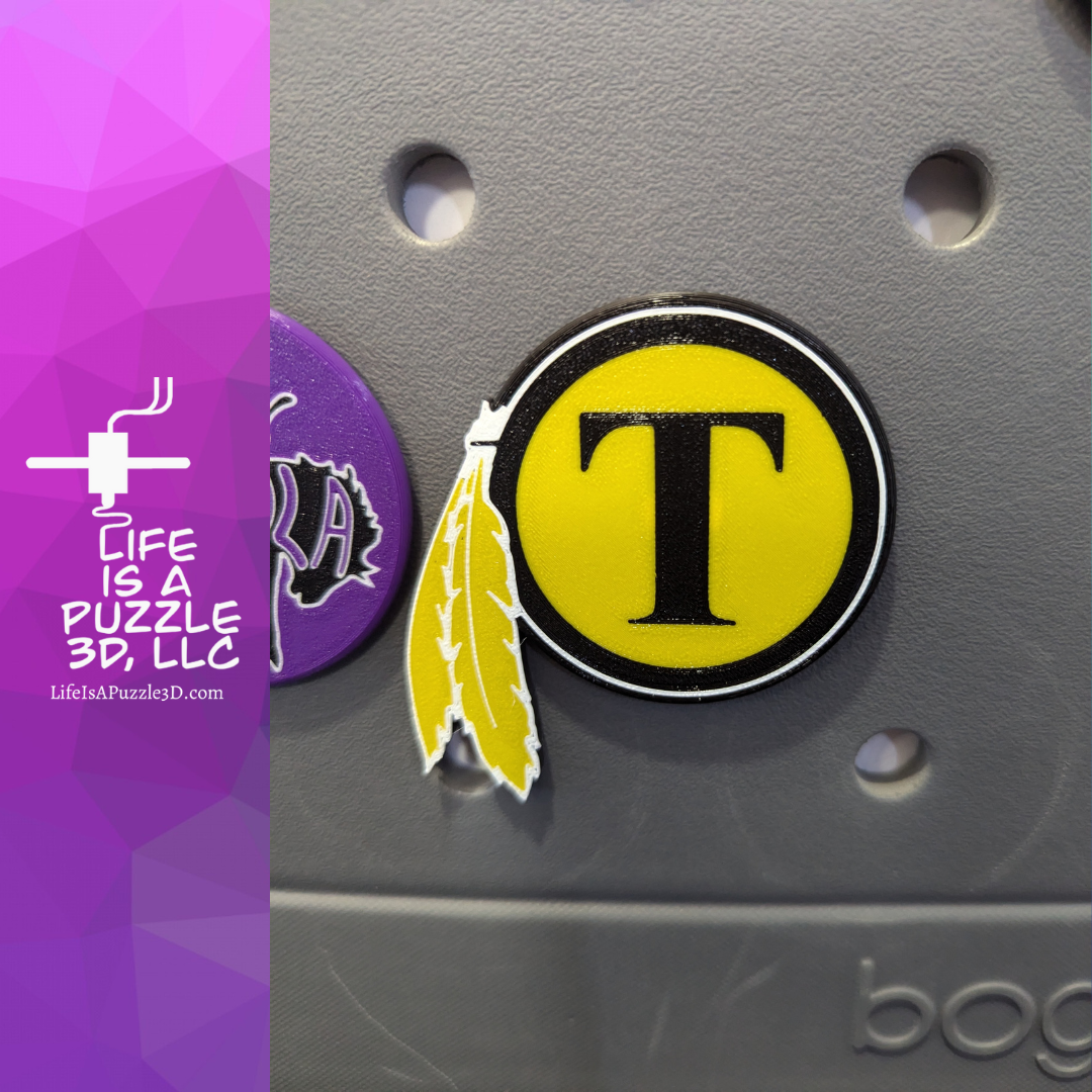 Custom School or Team Charms | Bogg Bag, Simple Modern, and Simply Southern Tote