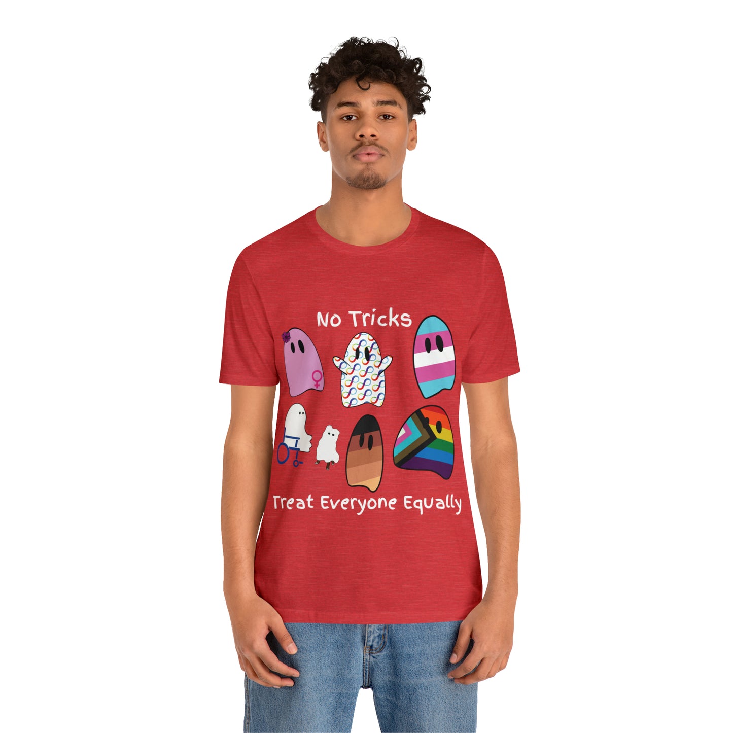 Ghost No Tricks Treat Everyone Equally T-Shirt