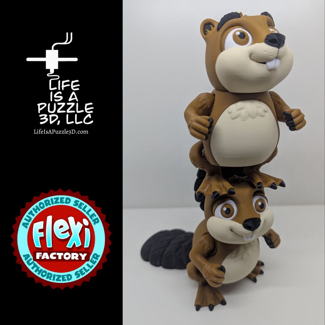 Flexi Beaver | 3D Printed