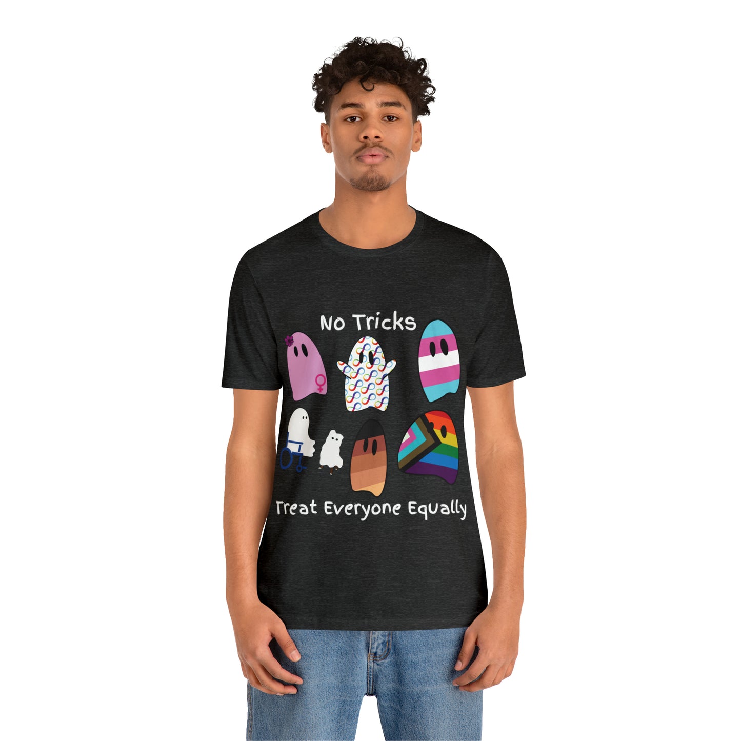 Ghost No Tricks Treat Everyone Equally T-Shirt