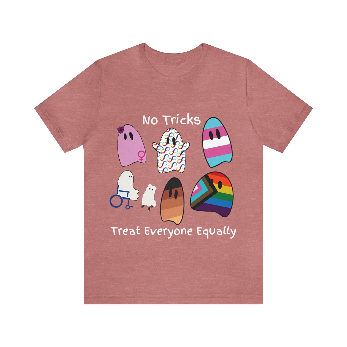 Ghost No Tricks Treat Everyone Equally T-Shirt