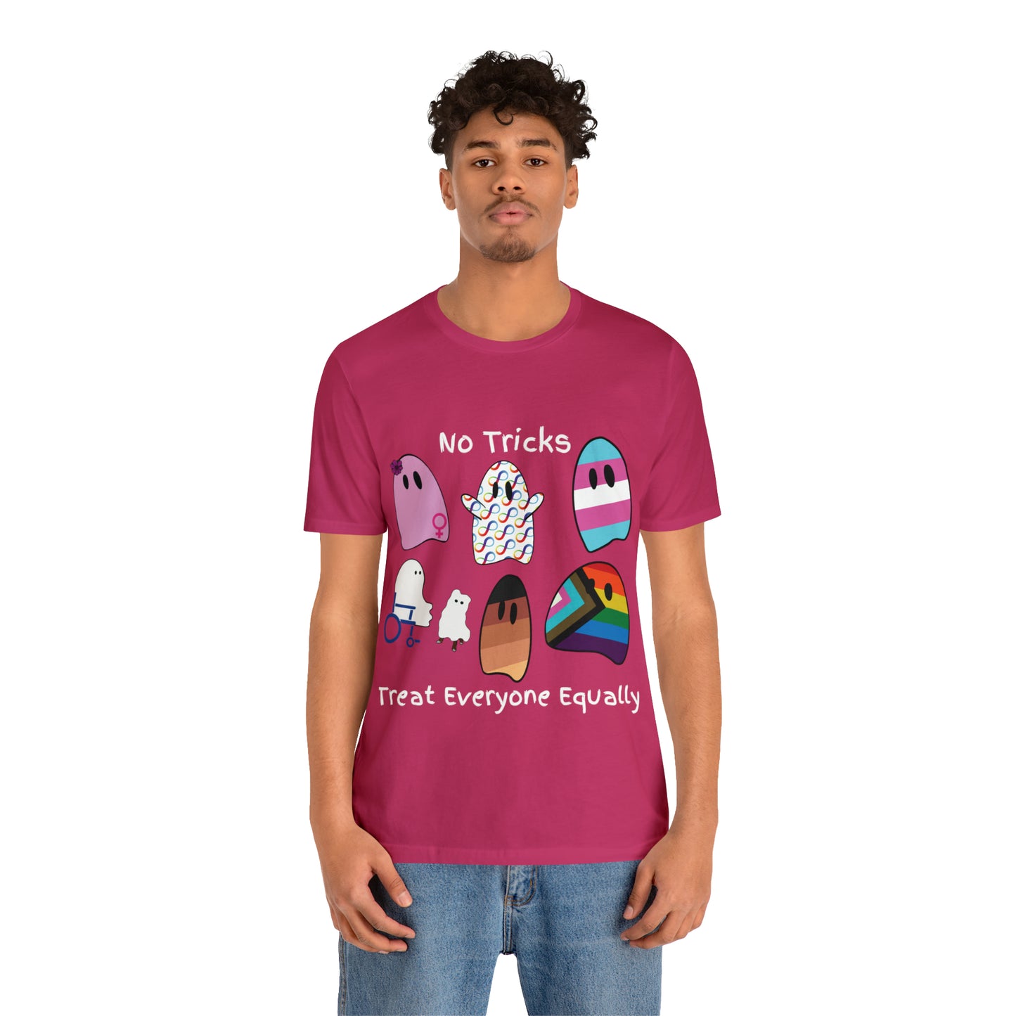 Ghost No Tricks Treat Everyone Equally T-Shirt