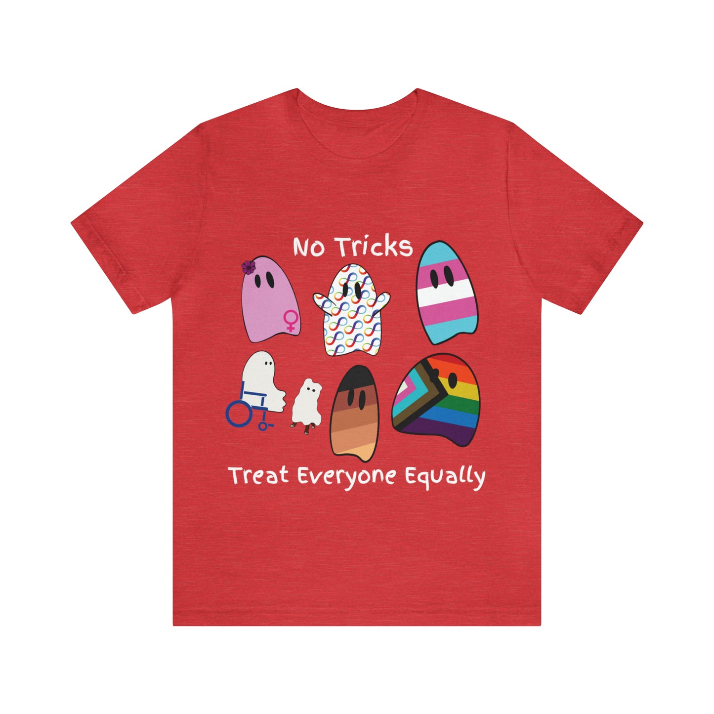 Ghost No Tricks Treat Everyone Equally T-Shirt