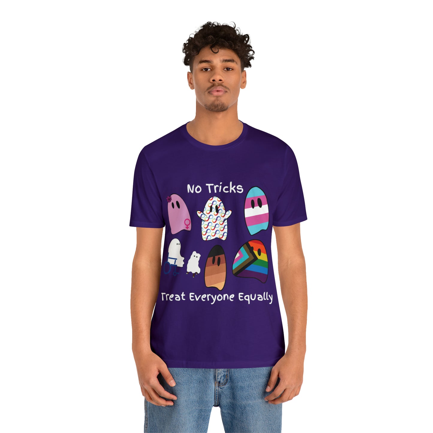 Ghost No Tricks Treat Everyone Equally T-Shirt