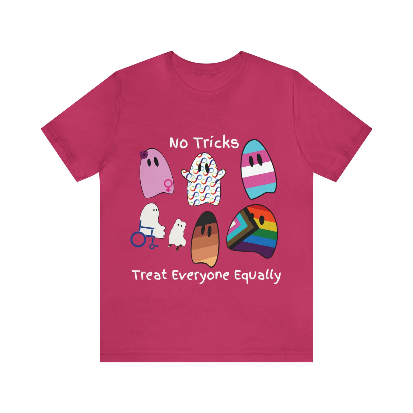 Ghost No Tricks Treat Everyone Equally T-Shirt