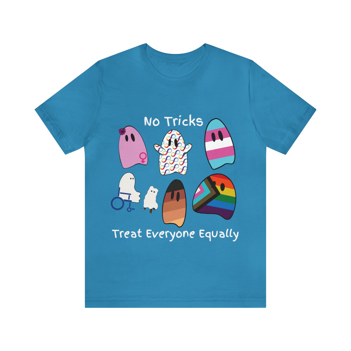 Ghost No Tricks Treat Everyone Equally T-Shirt