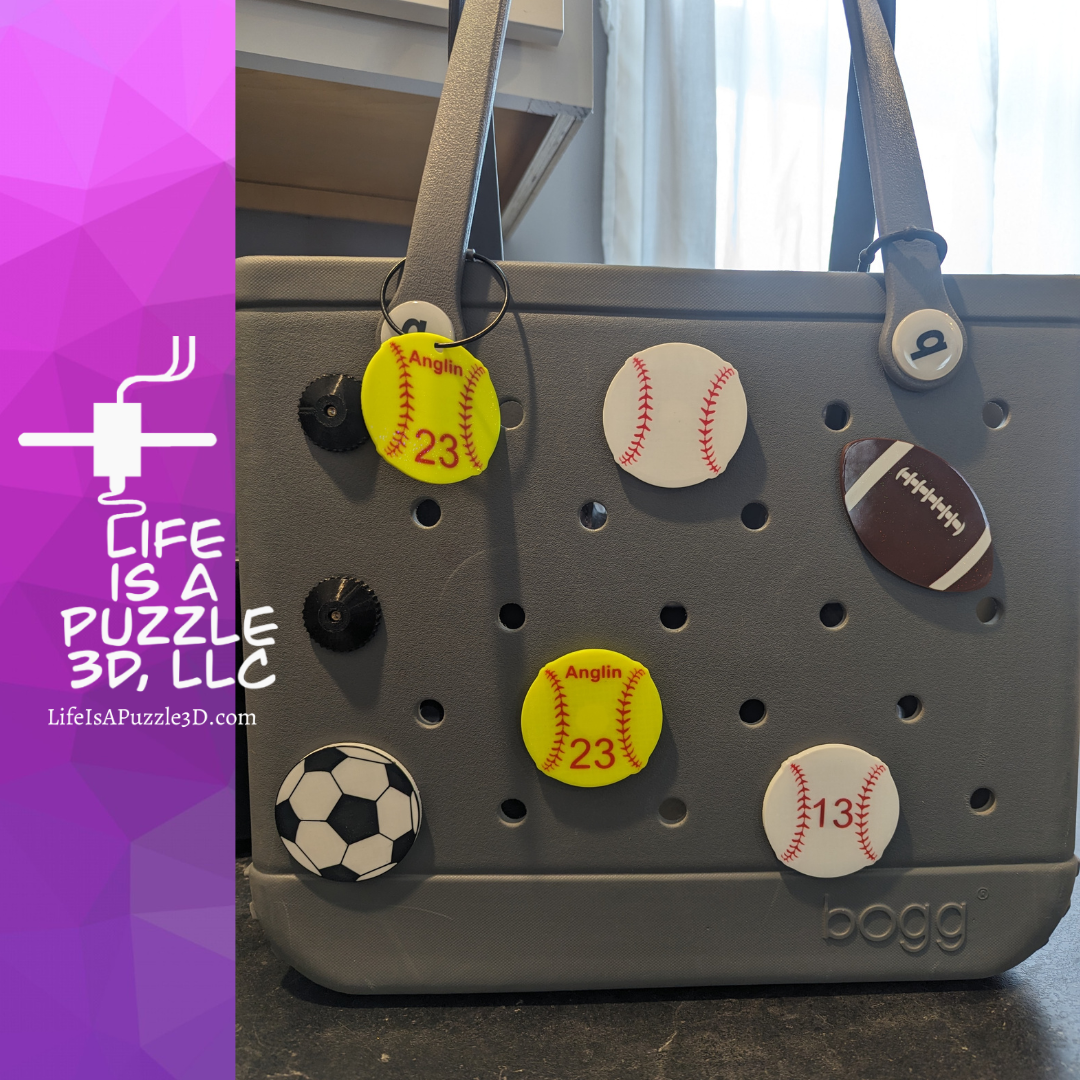 Sports Charms | Bogg Bag and Simply Southern Tote