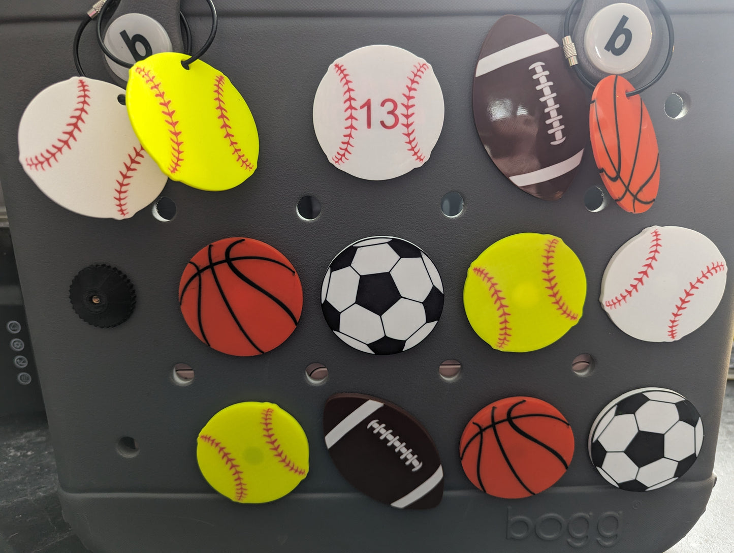 Sports Charms | Bogg Bag and Simply Southern Tote