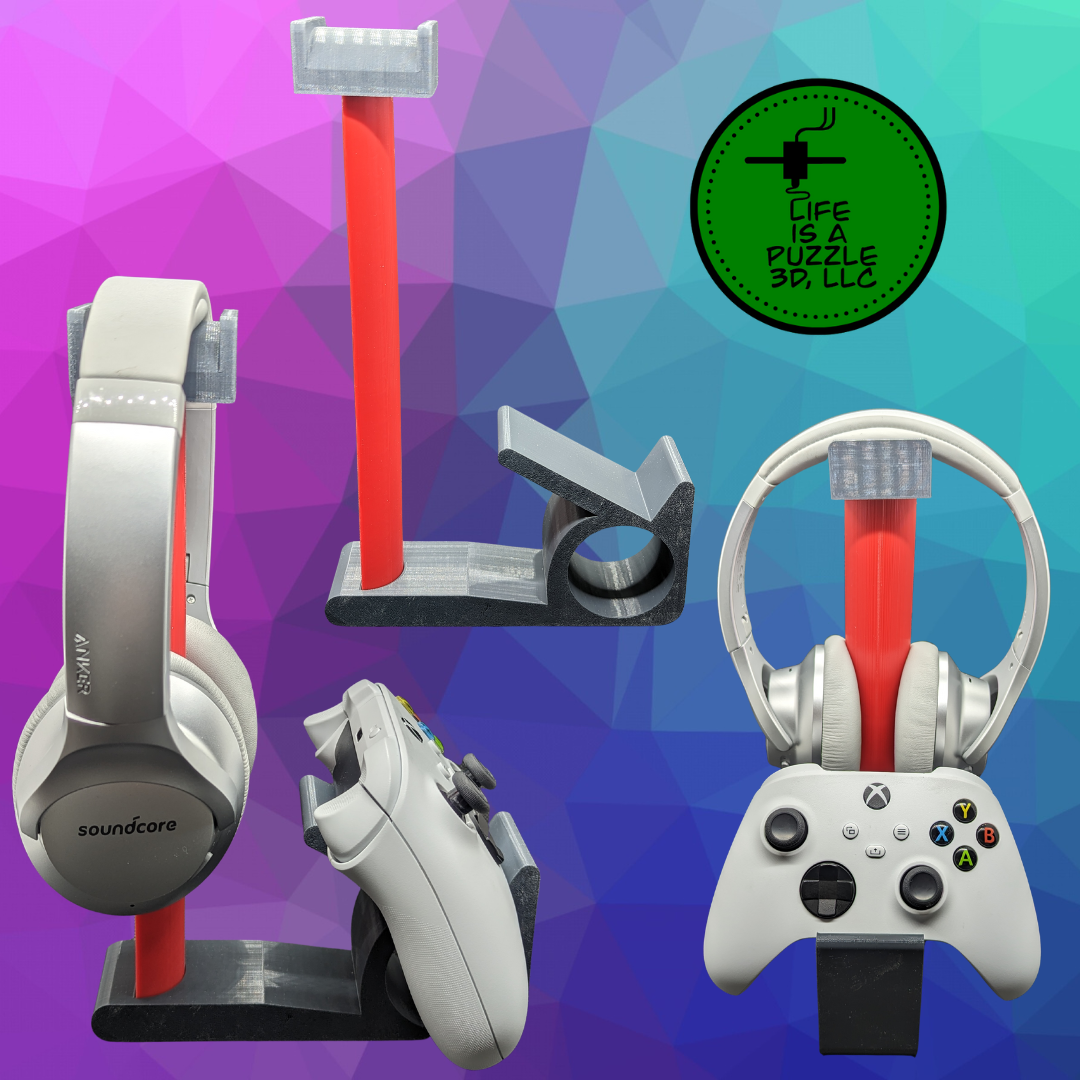 Gaming Headphone and Controller Stand