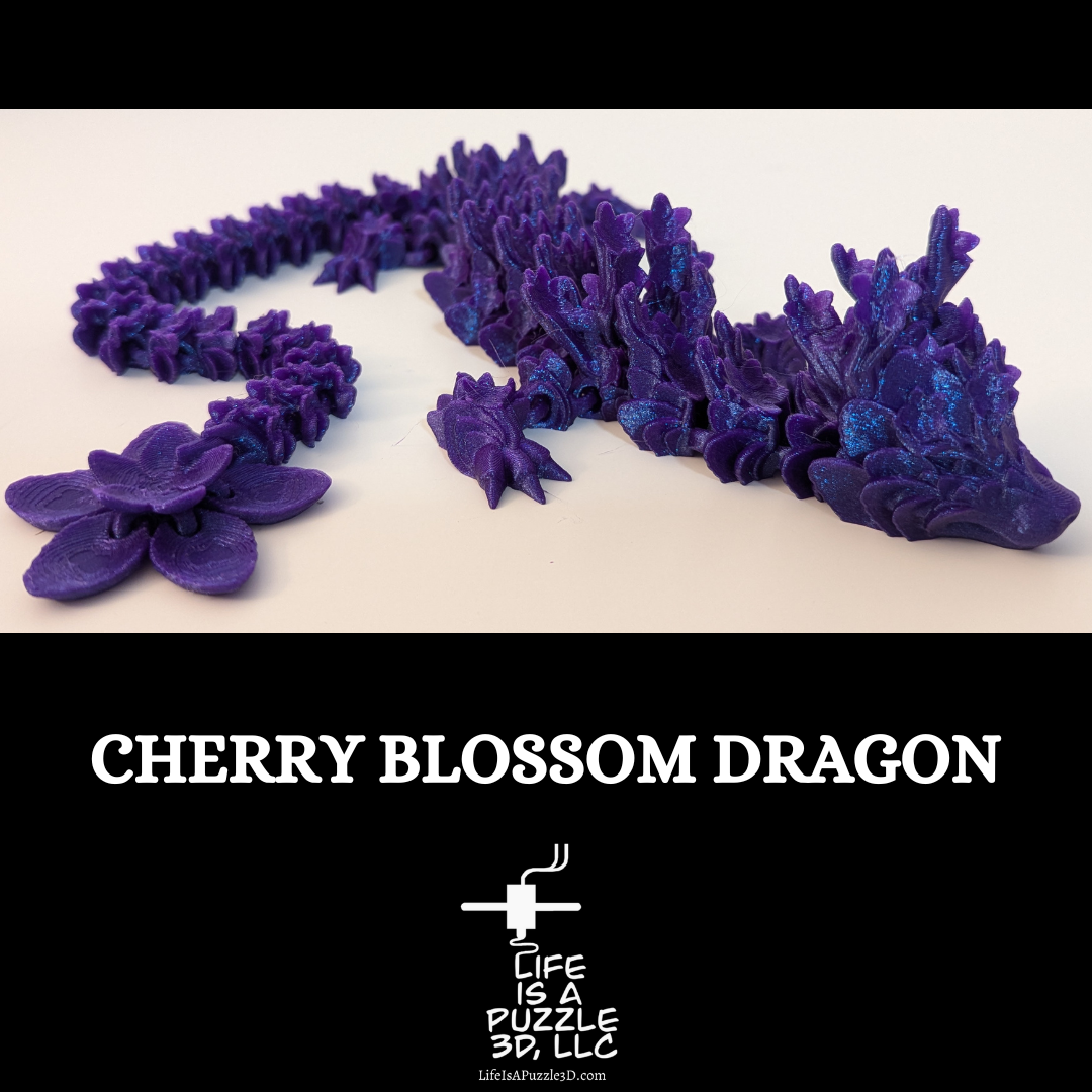 Cherry Blossom Articulated Dragon
