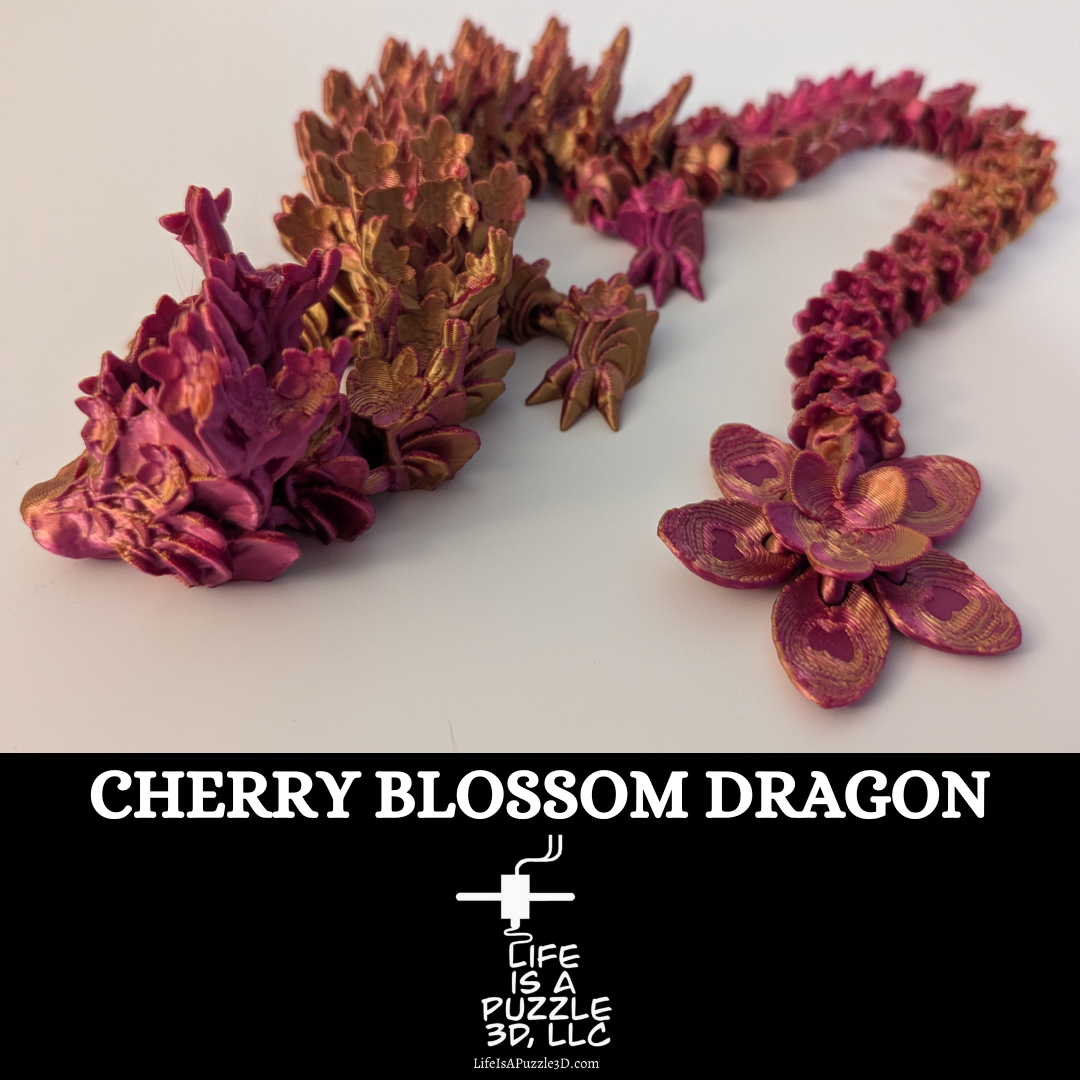 Cherry Blossom Articulated Dragon