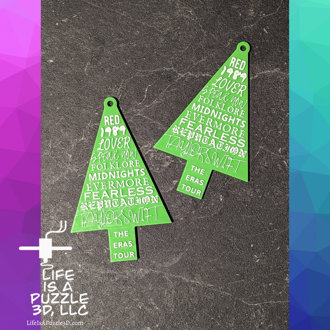Taylor Swift Album Christmas Tree Ornament