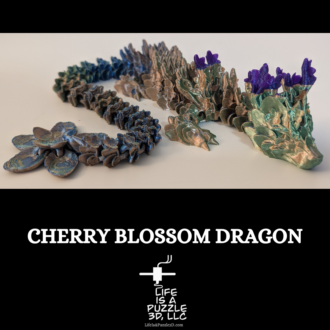 Cherry Blossom Articulated Dragon