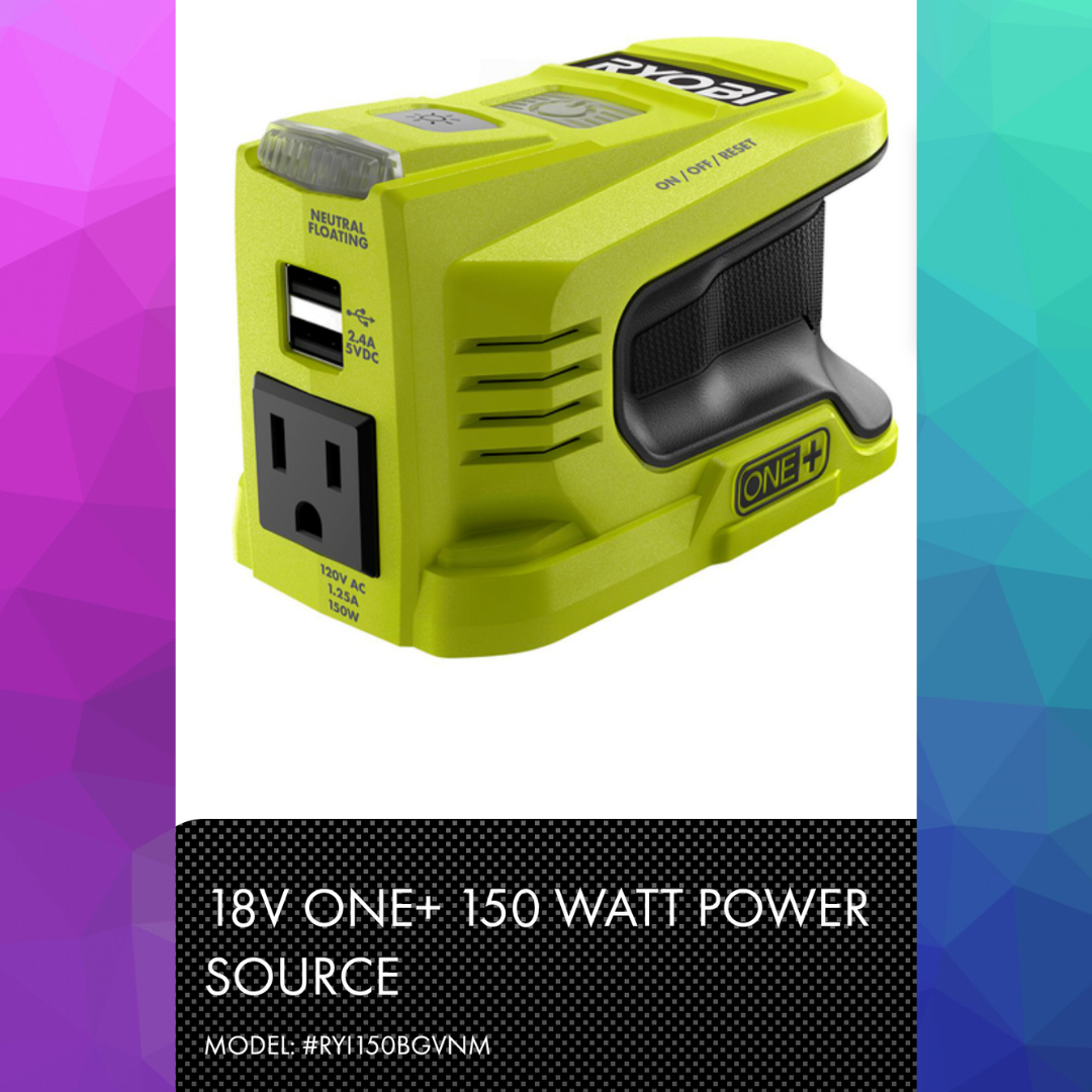 Wonderfold Ryobi Power Inverter Mount