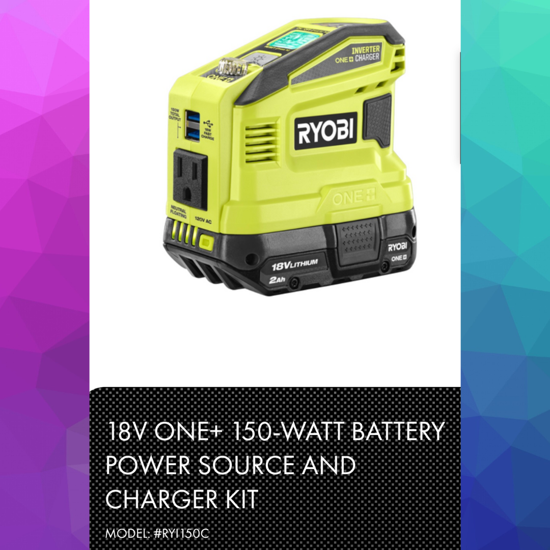 Wonderfold Ryobi Power Inverter Mount
