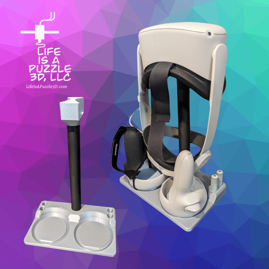 Quest VR Stand | 3D Printed Mount | VR Dock | VR Storage – Life is a ...