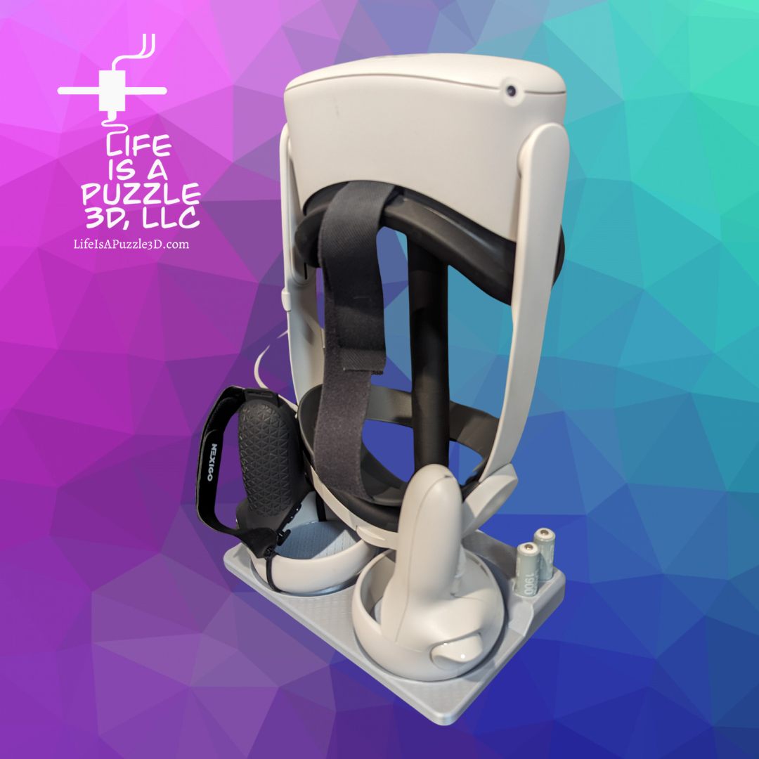 Quest VR Stand | 3D Printed Mount | VR Dock | VR Storage – Life is a ...