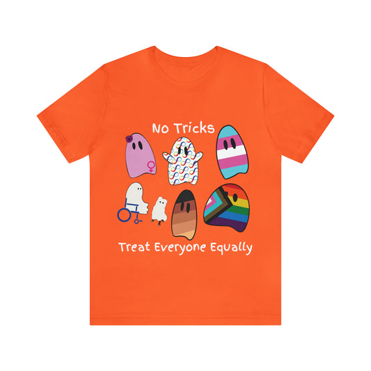 Ghost No Tricks Treat Everyone Equally T-Shirt