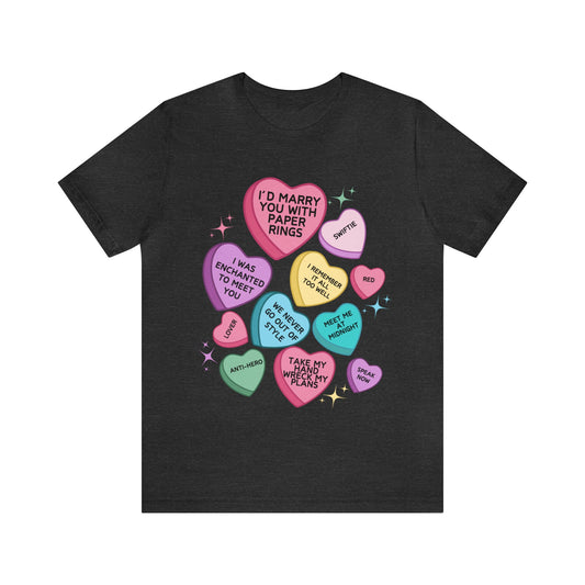 Taylor Swift Valentine's Day T-Shirt | Unisex Jersey Short Sleeve Tee