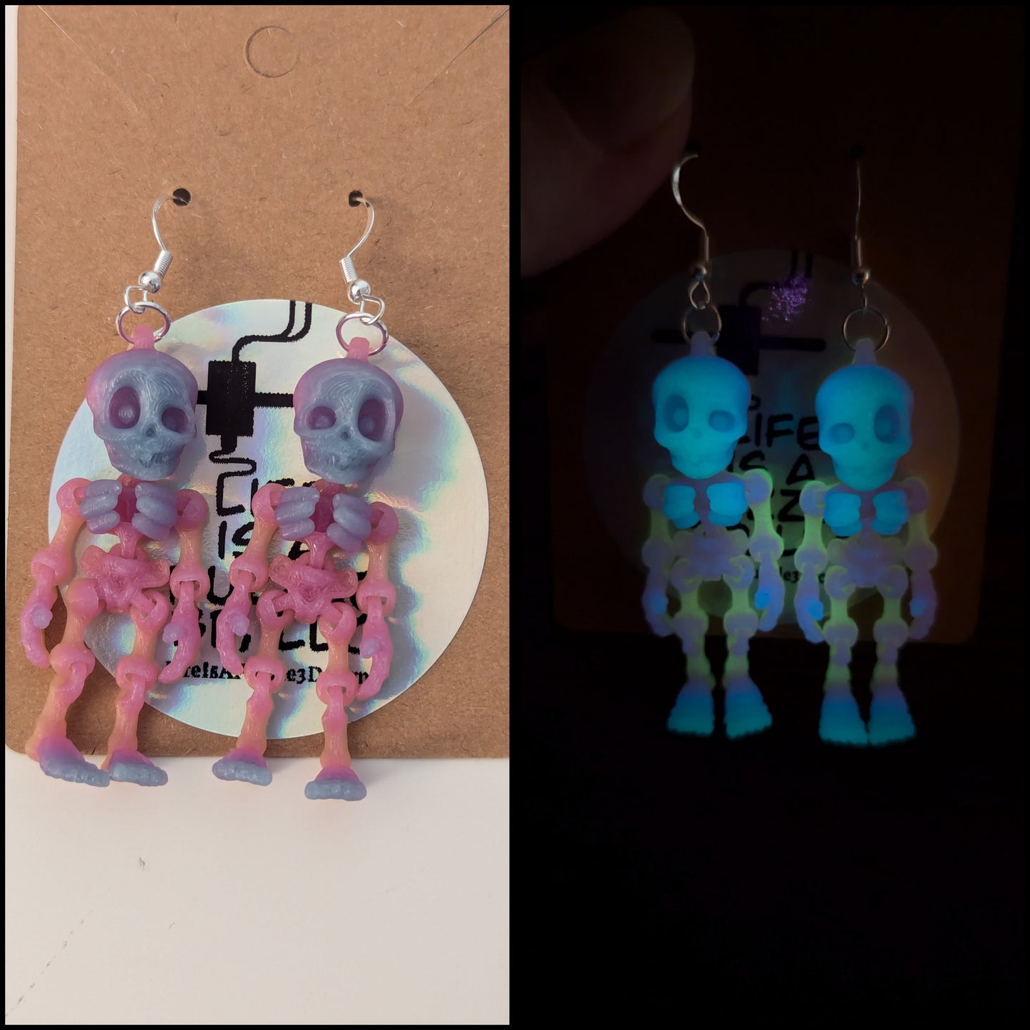 Skeleton Earrings