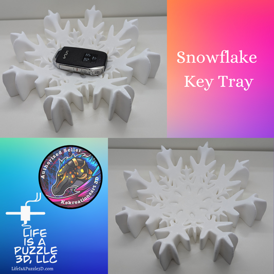 Snowflake Key Tray