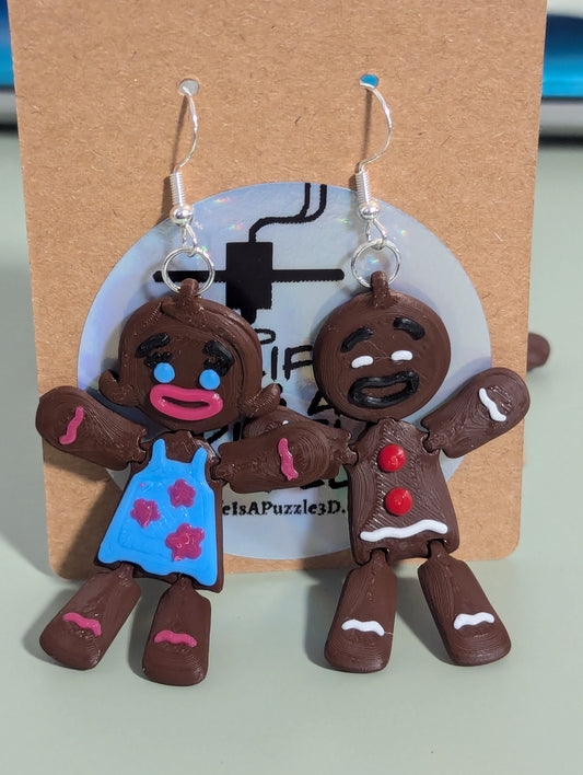 Gingerbread Earrings