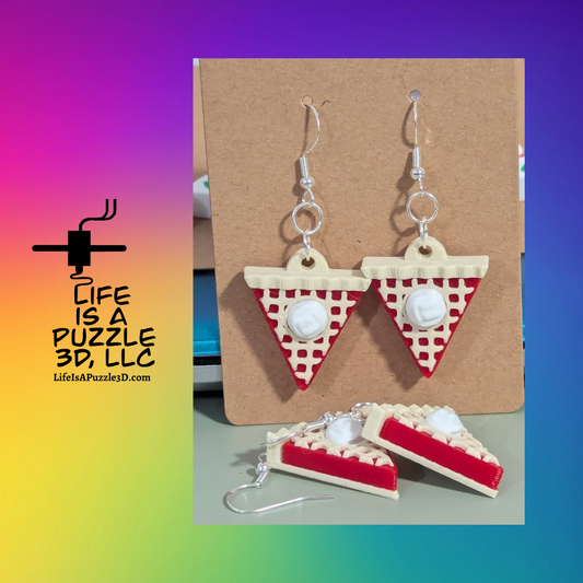 Apple, Cherry, Strawberry Pie Earrings